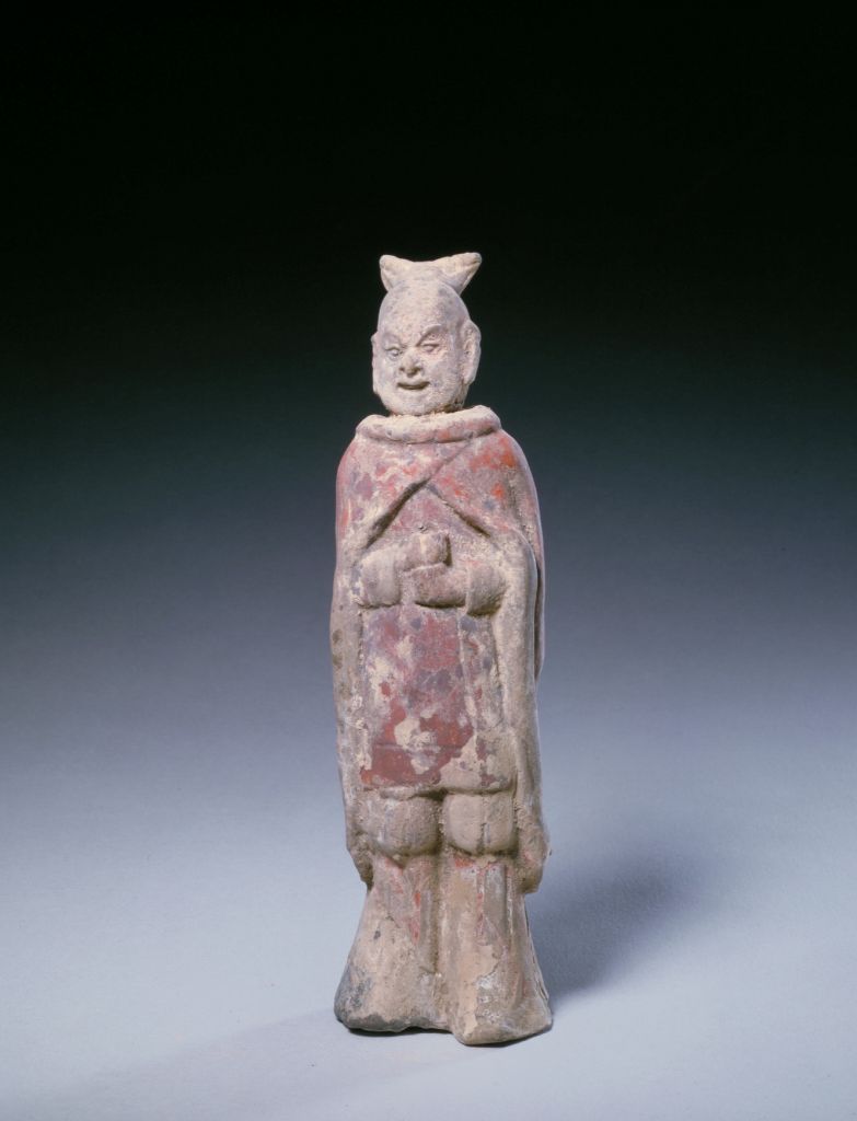 图片[1]-Pottery painted warrior figurines-China Archive